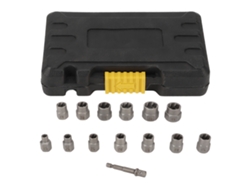 14pcs Extrator de Porcas Aço Cromo Molibdênio 3/8in para Indústria da Construção
