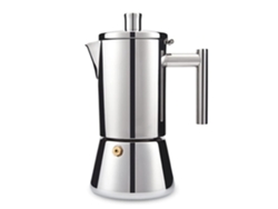 Cafetera Italiana de Acero Inoxidable para Cocina de Inducción, Vitrocerámica, Eléctrica y Gas - 12 Tazas (550ml) GNCHOME