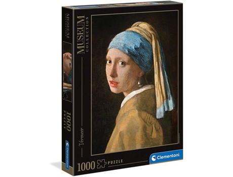 Puzzle CLEMENTONI La chica de la perla, Johannes Vermeer (27 años - 1000 piezas)