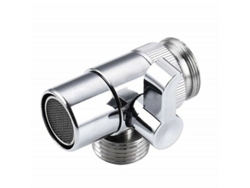Desviador Para Grifo De Ducha, Válvula Desviadora De 3 Vías De Latón Macizo, Accesorio Flexible Para Jardín, Baño Y Cocina.