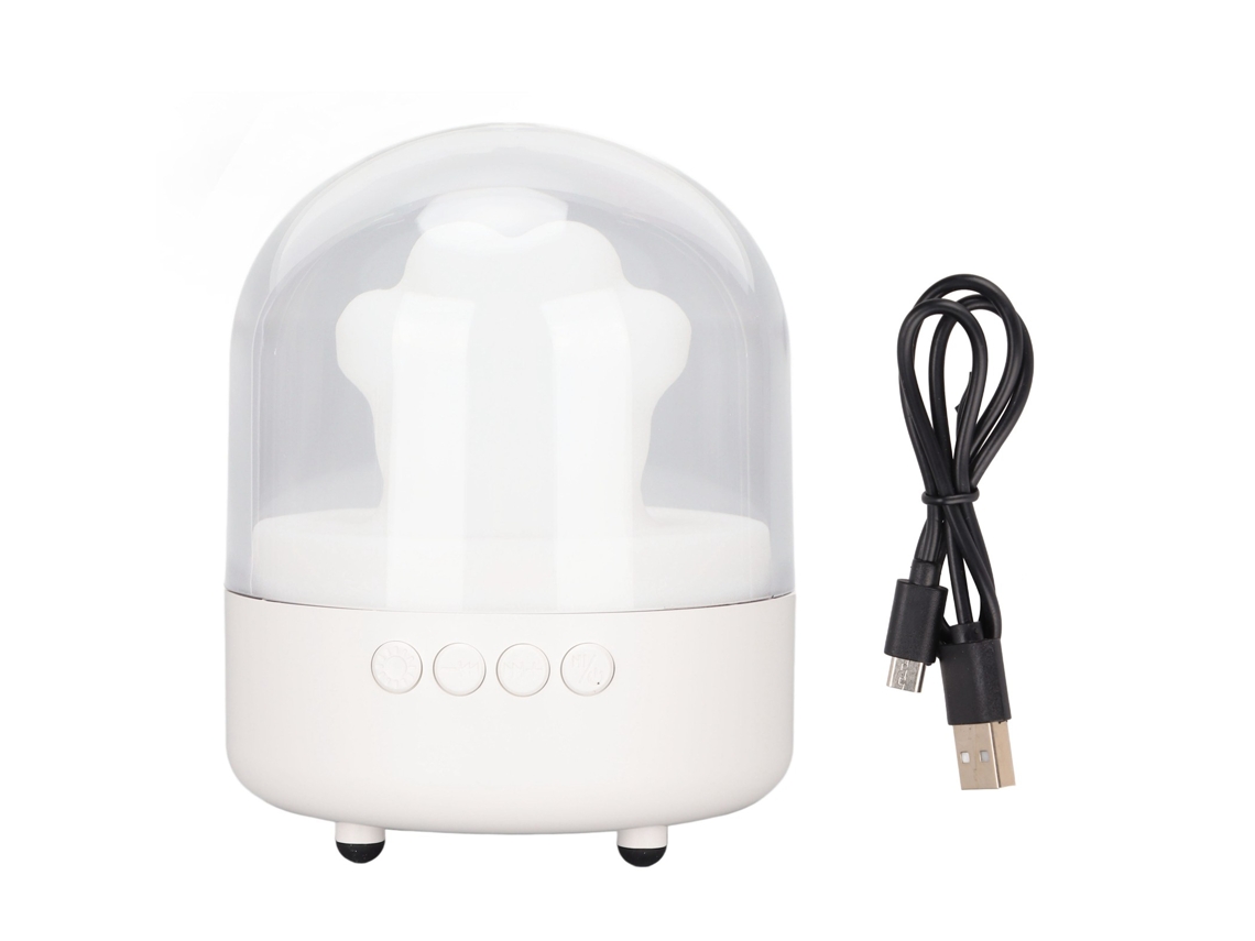 Altavoz Bluetooth Con Forma De Garra, Luz Nocturna Multifuncional, Ideal Para Fiestas En Casa, Color Blanco Marfil.