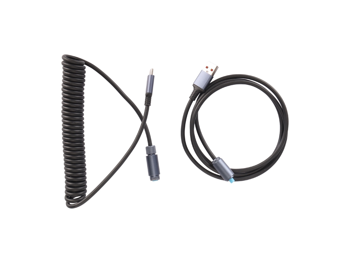 Cable De Teclado Gaming Enrollado Usb A Type C