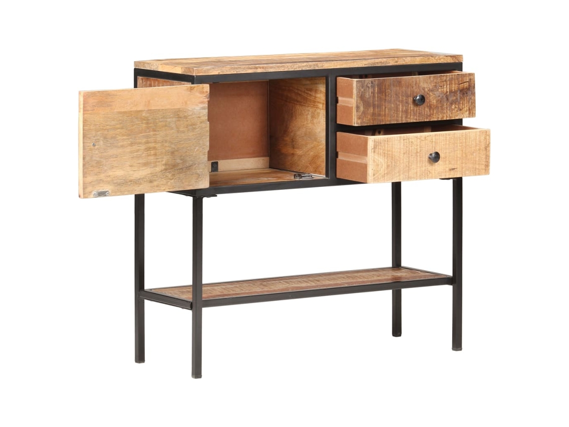 Maison Exclusive - Aparador De Madera De Mango Rugosa 85x30x80 Cm