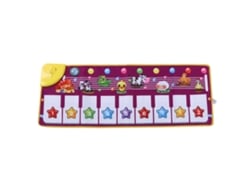 Tapete Musical Teclado Piano Infantil Com Sons Animais E Luzes Interativas 3 Anos+