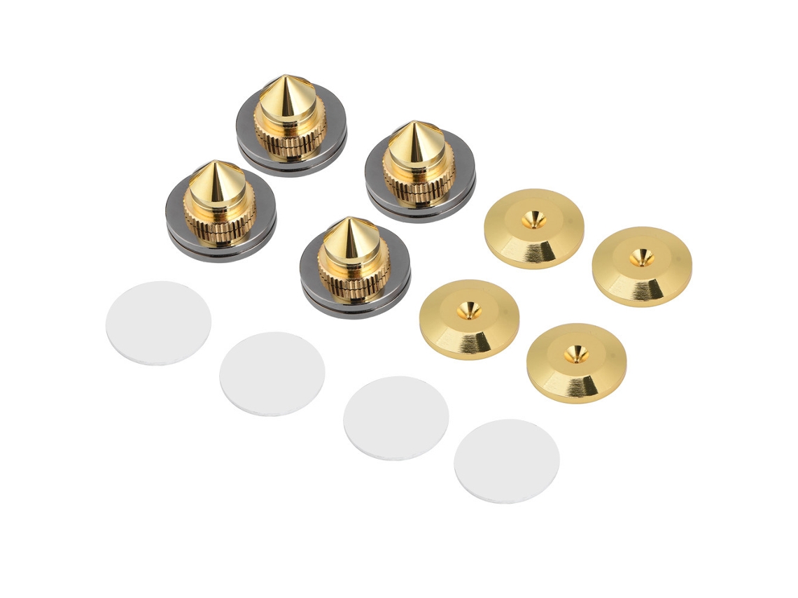 4 Piezas De Puntas De Aislamiento Para Altavoces Hifi, Amplificadores, Bases De Cd Y Conos De 28x25 Mm