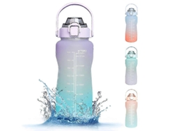Botella Con Er, Botellas De 2l Con Pajita Bpa, Botellas Deportivas De 2l Con Fugas Xh Rosewell