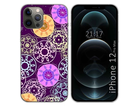 Carcasa iPhone 12 Pro Max (6.7) TUMUNDOSMARTPHONE Dibujos Multicolor