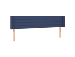 Cabecero VIDAXL Azul Tela (183x16x88 cm )