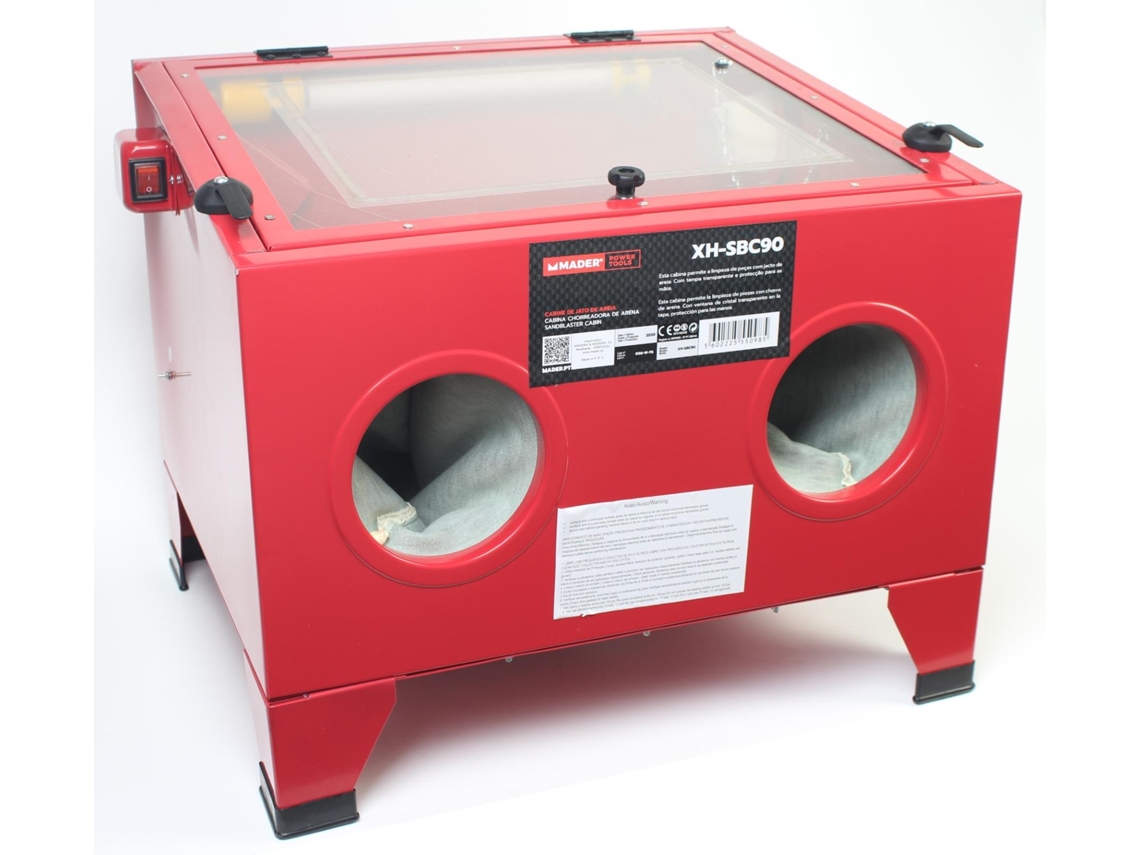 Cabine de Jato de Areia 50X46X28Cm Ref. 55098 MADER
