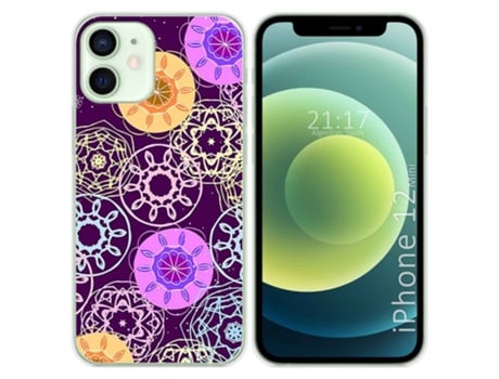 Carcasa iPhone 12 Mini (5.4) TUMUNDOSMARTPHONE Dibujos Multicolor