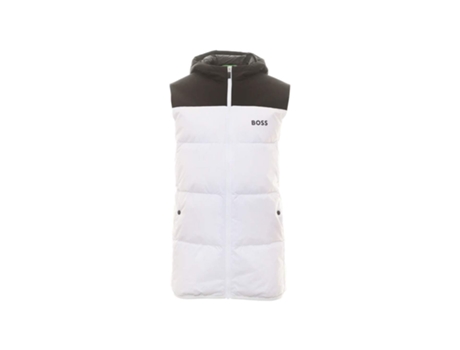 Plumífero de Hombre BOSS Sans Manche Colour Poliéster Blanco (XL)