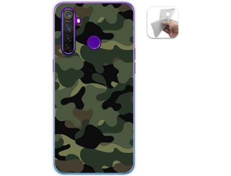 Carcasa Realme 5 Pro TUMUNDOSMARTPHONE Camuflaje Multicolor