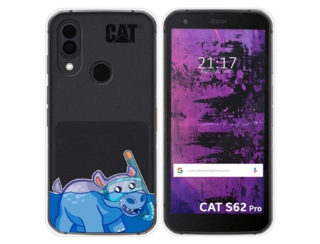 Carcasa CAT S62 Pro TUMUNDOSMARTPHONE Dibujos Transparente Multicolor