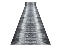 Alfombra de Pasillo con Refuerzo de Goma Toltec Gris 80 cm