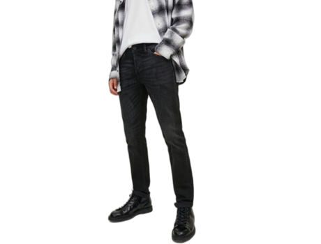 Pantalones Vaqueros para Hombre JACK & JONES (30x32 - Negro)