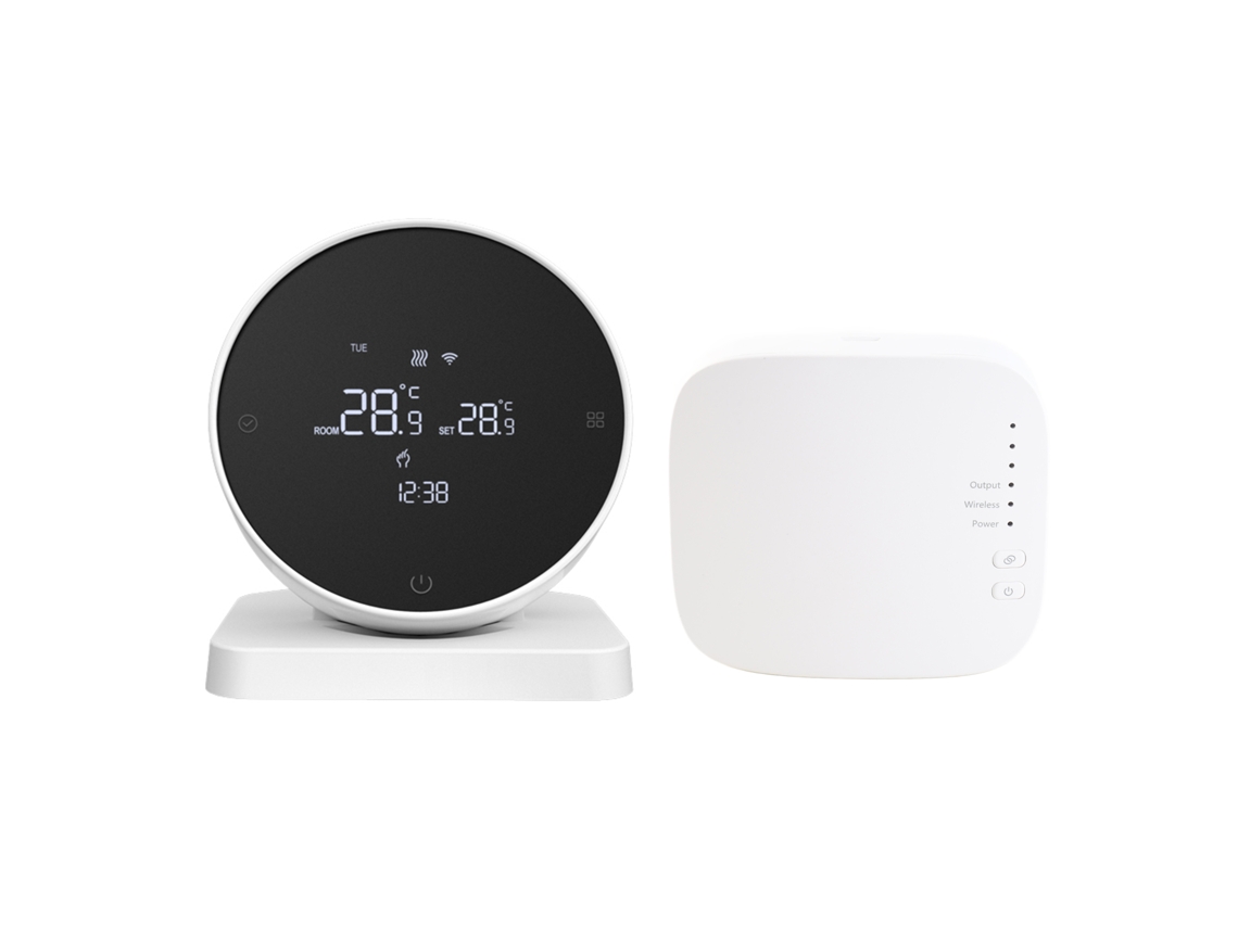Termostato Inteligente Con Pantalla Táctil Y Display Digital Para Calentadores De Agua/gas Wifi Tuya Rf433
