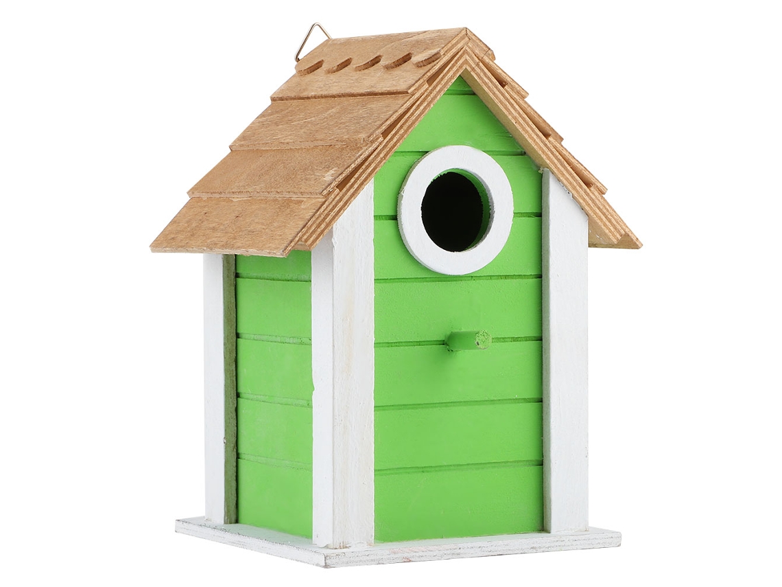 Casita De Madera Para Pájaros, Ideal Para Decorar El Jardín O Balcón, Nido Para Loros, Con Canto Natural Y Gran Durabilidad.