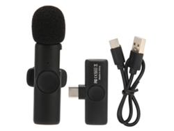 Micrófono Lavalier Inalámbrico Plug And Play Con Sincronización Automática Usb Type C