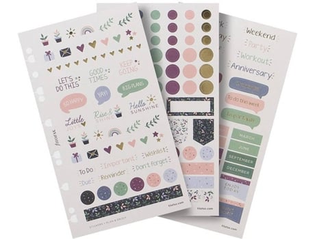 Adhesivos FILOFAX Garden - 6 Hojas