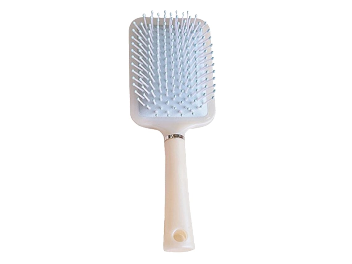 Peine de aire con cojín de aire, cepillo de plástico antiestático para cabello largo y rizado, crema de masaje para el cuero cabelludo, color azul