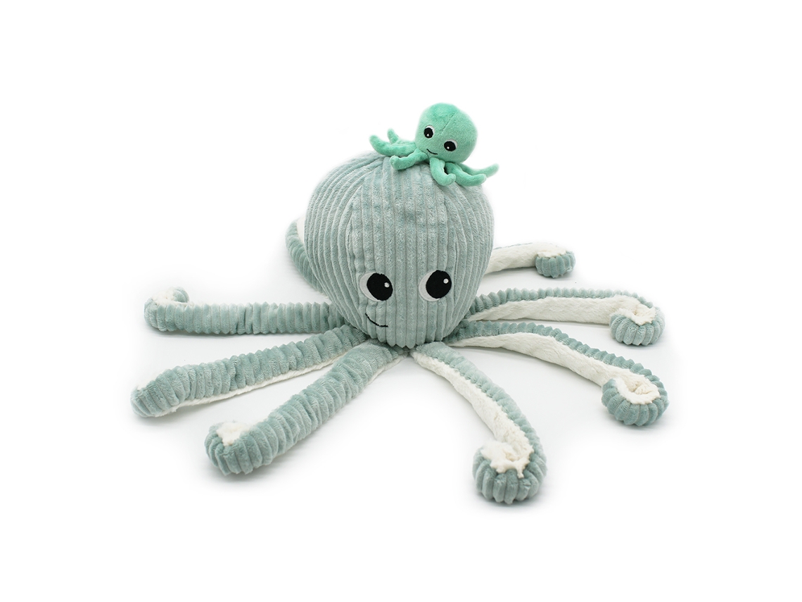 Peluche LES DÉGLINGOS Filou the mint octopus (Edad Mínima Recomendada: 1 año)