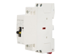 Contactor De Ca Residencial 2p 25a 220v 50hz Para Riel Din Con Interruptor Manual