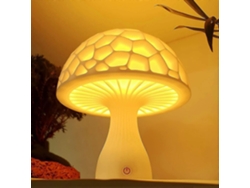 Luz nocturna infantil con forma de seta impresa en 3D - Rosewell