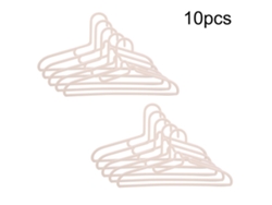 Juego De 10 Perchas Multifuncionales De Plástico Con Barra Para Corbatas Y Bufandas, Ahorran Espacio (albaricoque)