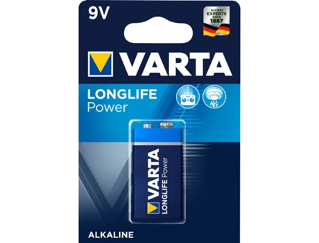 Pila VARTA 6LR61 9V-Pilha-Bloco 1unid. en blíster