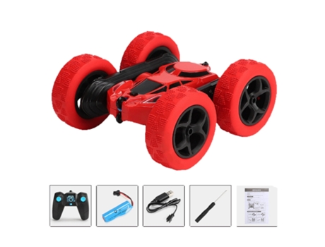 Control de Radio 4Wd, Vehículos Electrónicos, Modelo de Oruga de Roca, Juguete de Coches de Acrobacias Rojo