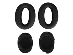 Tapete Auricular Substituível Com Algodão De Sintonia Para Sony Mdr-1000x Wh-1000xm2 Preto