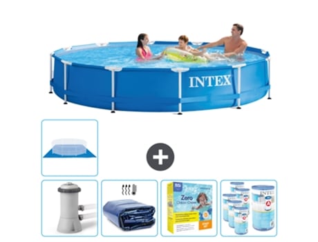 Piscina Tubular INTEX 28212GN-CB22 (6503 L - 366x76cm)