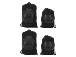 Conjunto De Protección Ajustable Para Rodillas Y Codos Para Adultos, Ideal Para Esquí, Ciclismo, Patinaje Y Actividades Al Aire Libre.