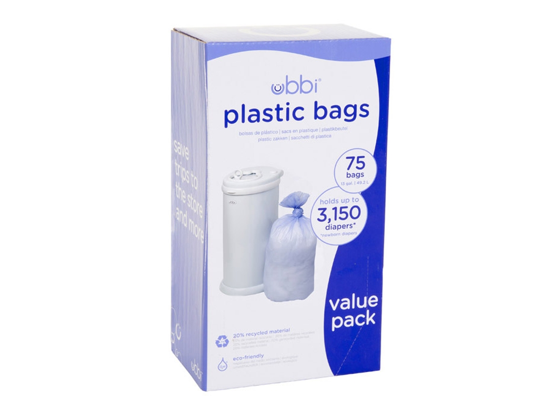 Bolsas para contenedor de pañales Pack 75 UBBI