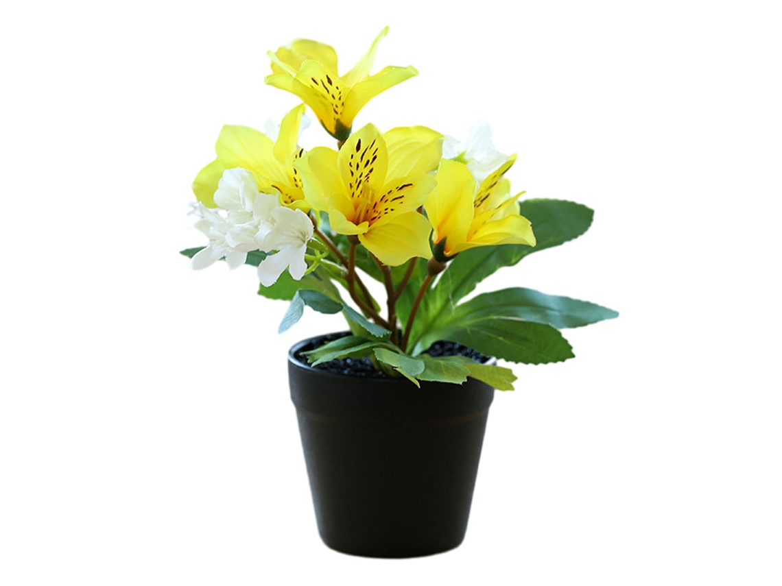 Flor de hortensia de Magnolia falsa, bonsái pequeño, decoración creativa, planta Artificial TRUYUETY