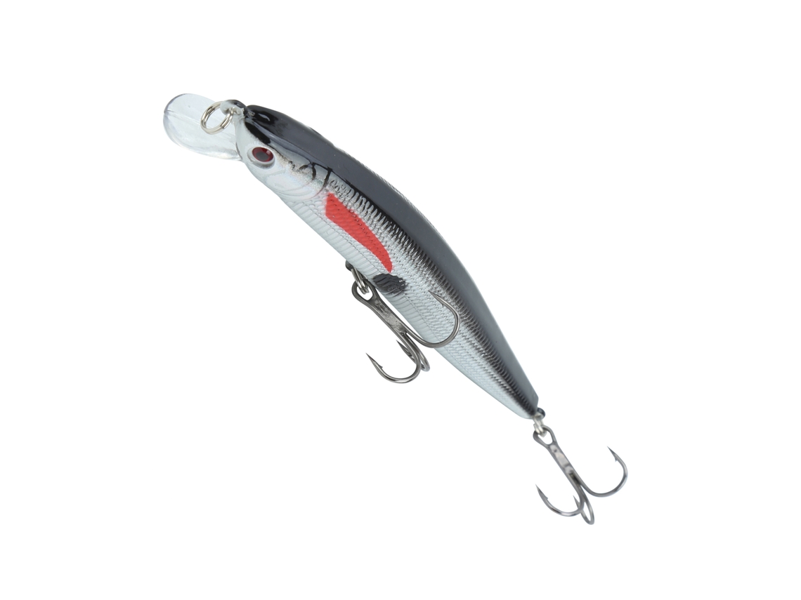 5 Señuelos De Plástico Con Forma De Pez Minnow Simulado Y Anzuelo Triple Para Pesca De Altura 9
