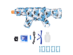Juguete Eléctrico De Disparo 2 En 1 Con Bolas De Gel, 500 Mah, 10 000 Bolas, Plástico, Para Niños Mayores De 14 Años, Azul.
