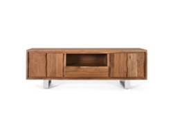 MUEBLE DE TV - AUDIO Marrón.GINER Y COLOMER 56x40x170