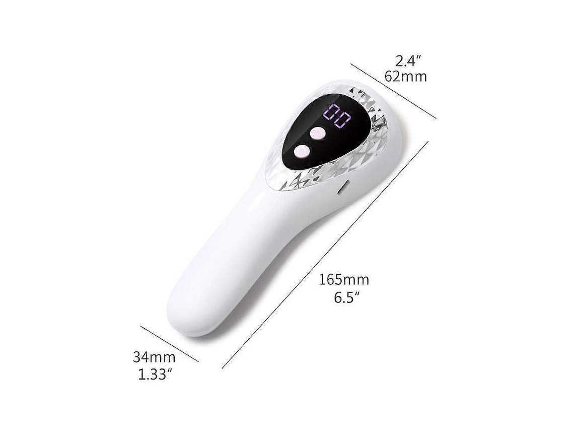 Lámpara de uñas LED inalámbrica portátil con luz UV, mini secador de uñas recargable, secado rápido, máquina de uñas GOKOCO