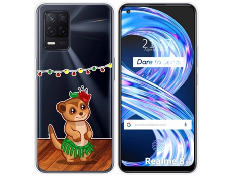 Carcasa Realme 8 5G / Narzo 30 5G TUMUNDOSMARTPHONE Dibujos Transparente Multicolor