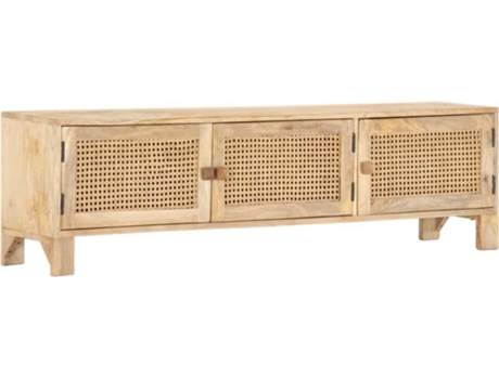 Mueble para la televisión VIDAXL Marrón Madera (140x30x40 cm)