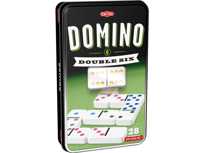 Dominó TACTIC Domino Double 6 (Edad Mínima: 5)