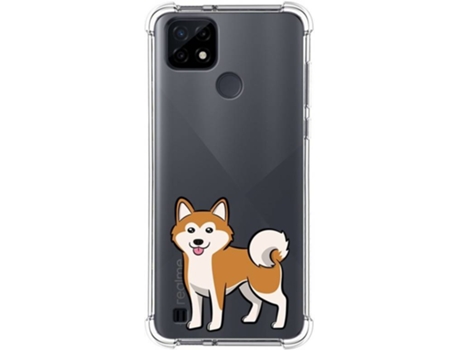 Carcasa Realme C21 TUMUNDOSMARTPHONE Dibujos Antigolpes Perros 02 Multicolor