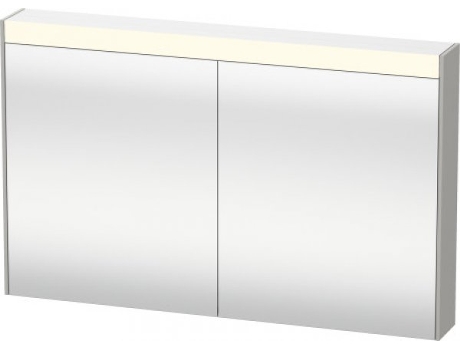 Armario con espejo DURAVIT Brioso 102,0 x 14,8 cm con iluminación LED 2 puertas de espejo