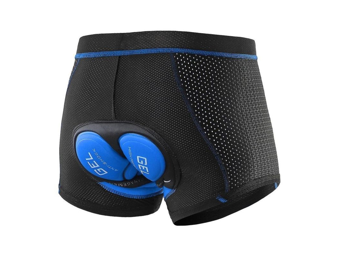 Pantalones Cortos De Ciclismo Para Hombre Con Almohadilla De Gel 3d Transpirable Mtb Ppomblue M Azul