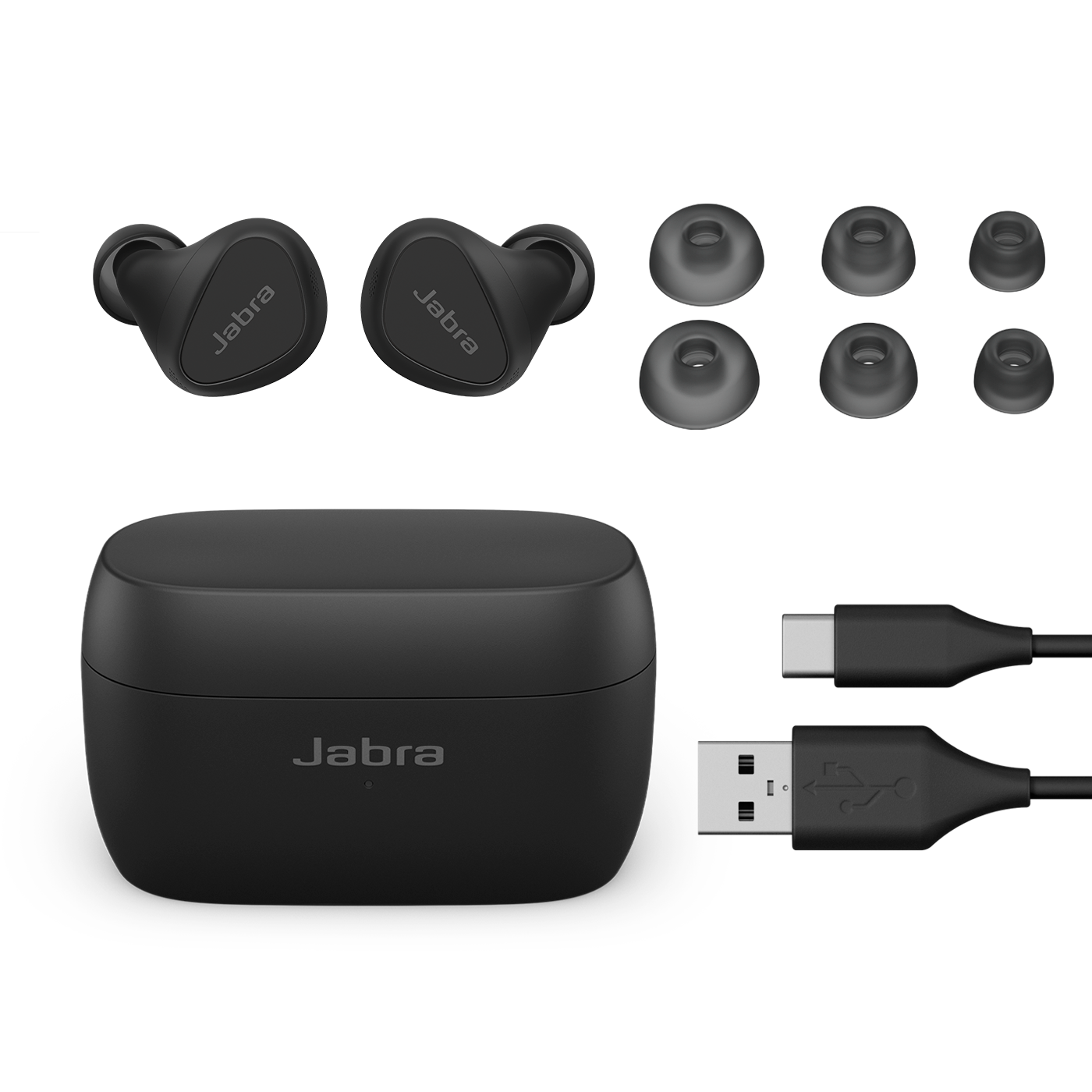 Auriculares Bluetooth JABRA Elite 5 (In Ear - Micrófono - Negro)