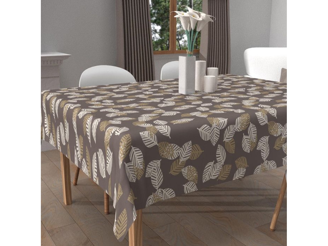 Toalla de Mesa SOLEIL DOCRE Quadrada Estampada Manchas Poliéster Multicolor (180 cm)