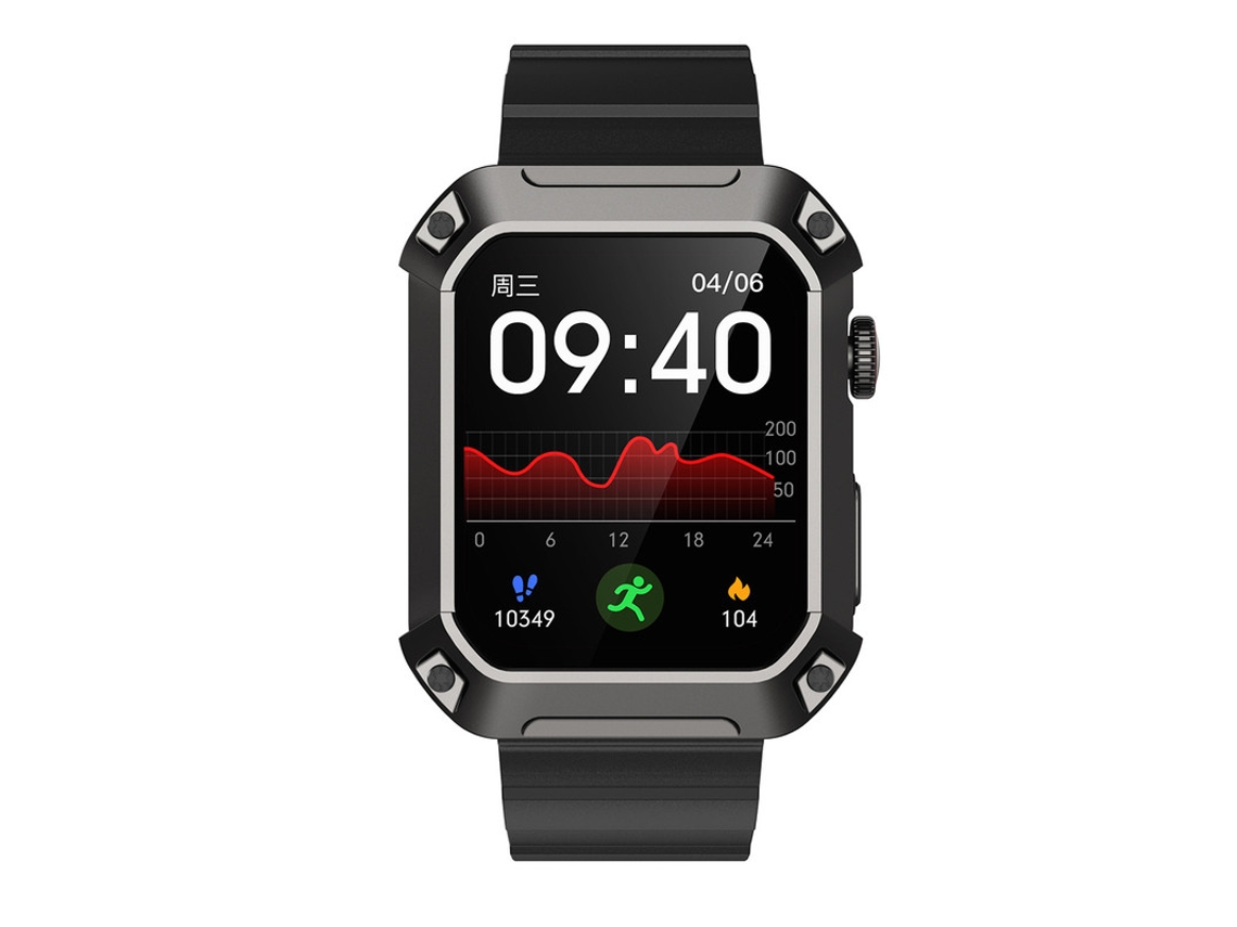 Reloj inteligente con llamadas Bluetooth, pantalla TFT de 1,85", monitor de frecuencia cardíaca y presión arterial, batería de 450 mAh, Bestvite