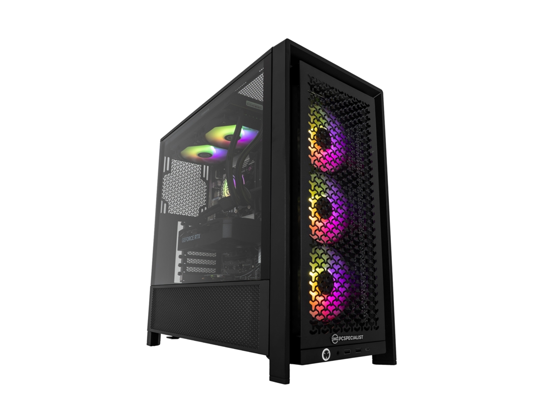 Escritorio para juegos AMD Ryzen 5 7500F 3,70 GHz, 6 núcleos, 32 GB de RAM, 12 GB de GeForce RTX 5070, SSD M.2 de 2 TB, Windows 11 Pcspecialist