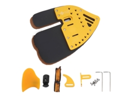 Protector De Dedos Para Arcos Recurvos De Tiro Con Arco, Fabricado En Cuero Genuino Y Aleación De Aluminio Para Competiciones.
